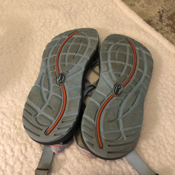 Womens CHACO ZX2 Classic Lt Blue/ Gray Strappy Waterproof Sport Sandal Size 10 - Picture 11 of 11